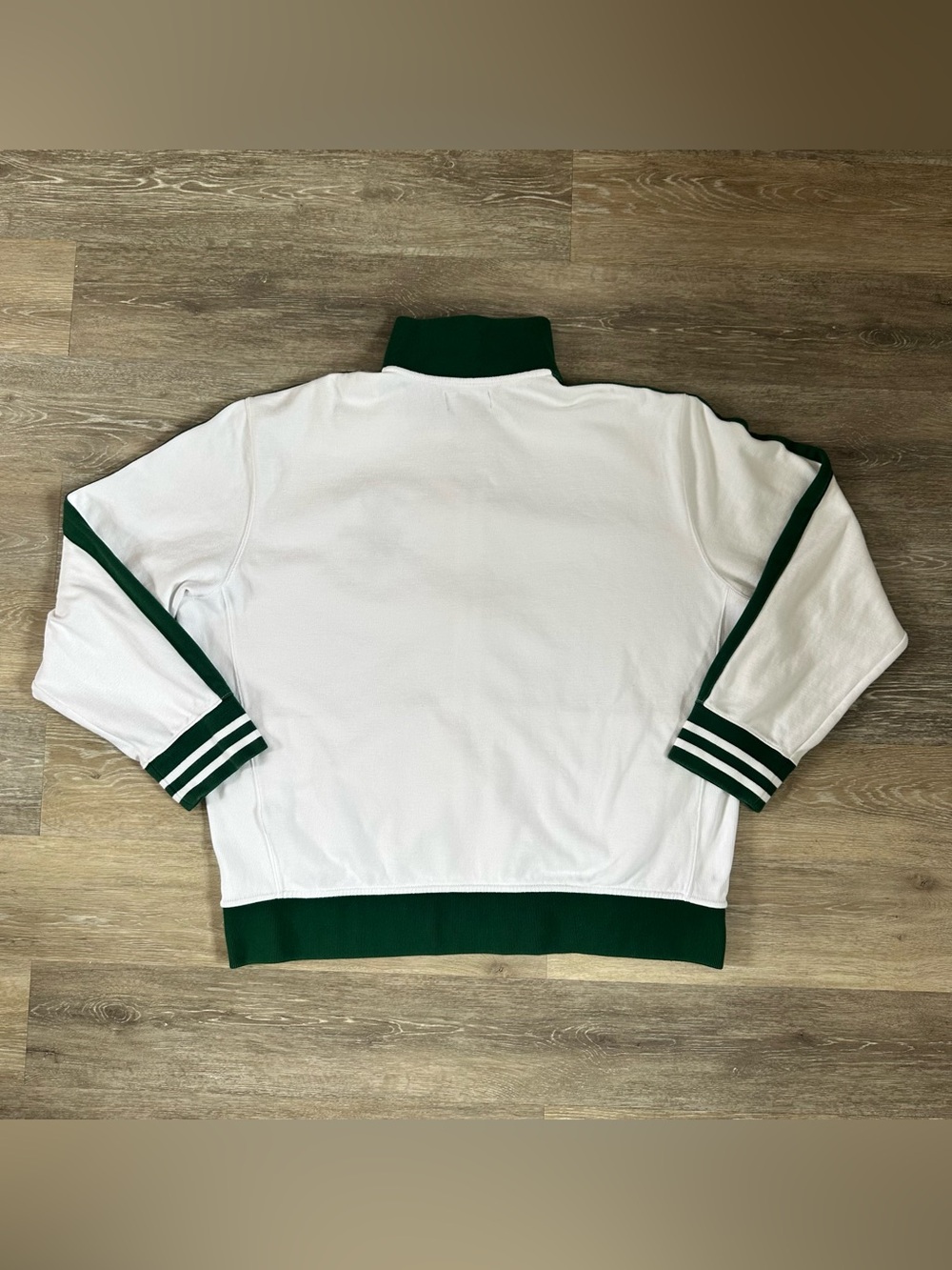 VTG Polo Ralph Lauren Lawn Tennis Track Jacket Mens XXL White Singles New York - Picture 5 of 5